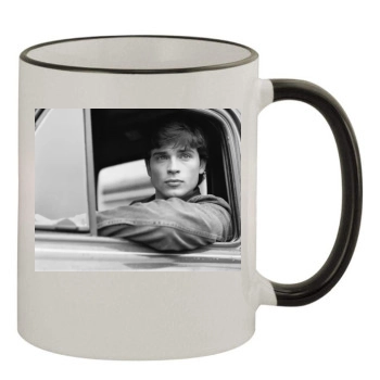 Tom Welling 11oz Colored Rim & Handle Mug