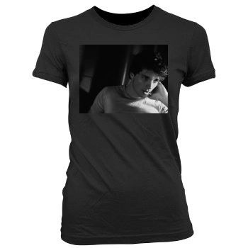 Tom Welling Women's Junior Cut Crewneck T-Shirt