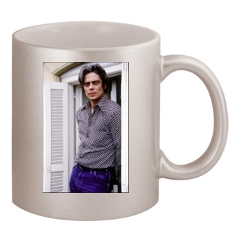 Benicio del Toro 11oz Metallic Silver Mug