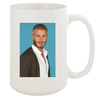 David Beckham 15oz White Mug