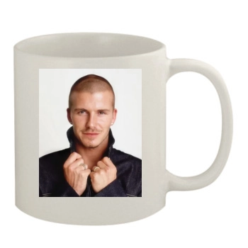 David Beckham 11oz White Mug