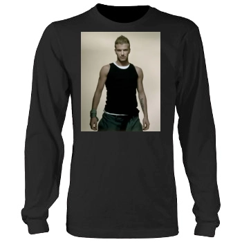 David Beckham Men's Heavy Long Sleeve TShirt