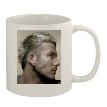 David Beckham 11oz White Mug