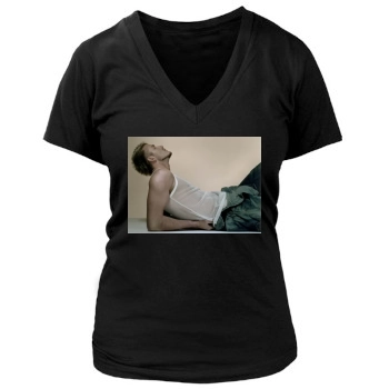 David Beckham Women's Deep V-Neck TShirt