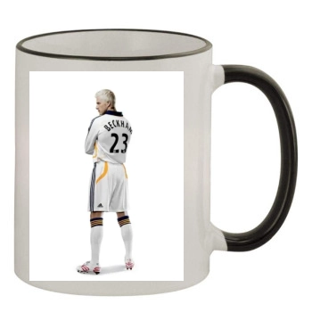 David Beckham 11oz Colored Rim & Handle Mug