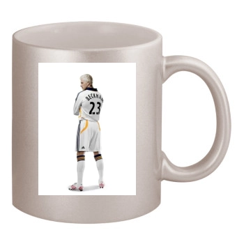 David Beckham 11oz Metallic Silver Mug