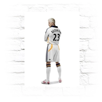 David Beckham Metal Wall Art