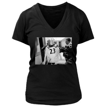 David Beckham Women's Deep V-Neck TShirt