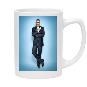 David Beckham 14oz White Statesman Mug