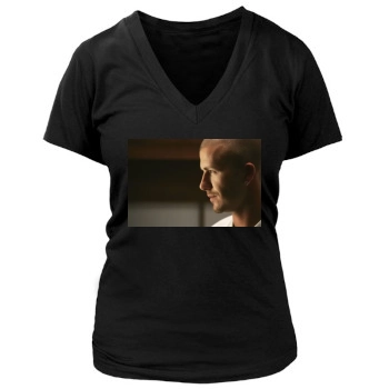 David Beckham Women's Deep V-Neck TShirt