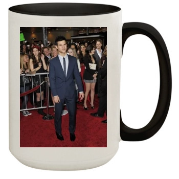 Taylor Lautner 15oz Colored Inner & Handle Mug