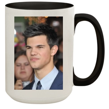 Taylor Lautner 15oz Colored Inner & Handle Mug
