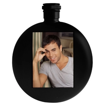 Enrique Iglesias Round Flask