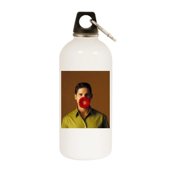 Eric Bana White Water Bottle With Carabiner