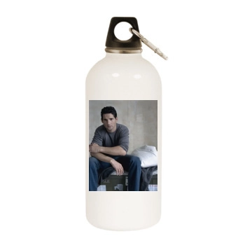 Eric Bana White Water Bottle With Carabiner