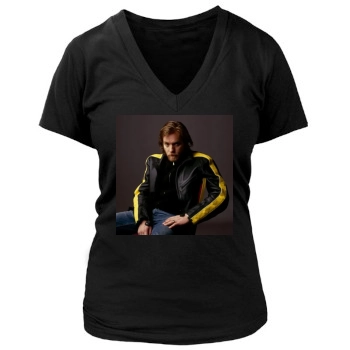 Ewan McGregor Women's Deep V-Neck TShirt