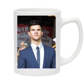 Taylor Lautner 14oz White Statesman Mug