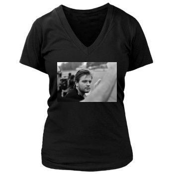 Ewan McGregor Women's Deep V-Neck TShirt