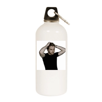 Ewan McGregor White Water Bottle With Carabiner