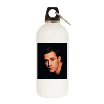 Freddie Prinze Jr White Water Bottle With Carabiner