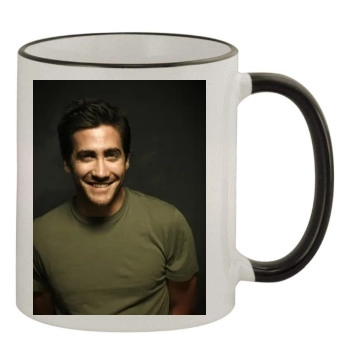 Jake Gyllenhaal 11oz Colored Rim & Handle Mug