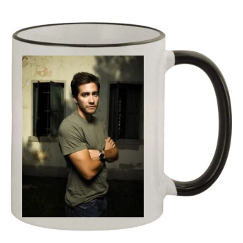 Jake Gyllenhaal 11oz Colored Rim & Handle Mug