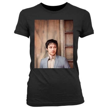 James Mcavoy Women's Junior Cut Crewneck T-Shirt