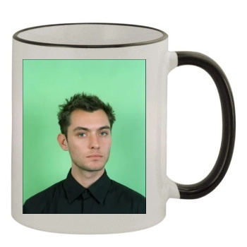 Jude Law 11oz Colored Rim & Handle Mug