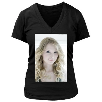 Taylor Swift Women's Deep V-Neck TShirt