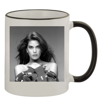 Teri Hatcher 11oz Colored Rim & Handle Mug