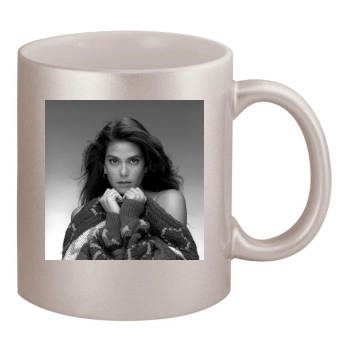 Teri Hatcher 11oz Metallic Silver Mug