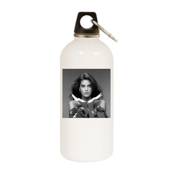 Teri Hatcher White Water Bottle With Carabiner