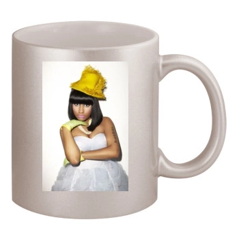 Nicki Minaj 11oz Metallic Silver Mug