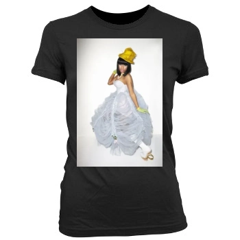 Nicki Minaj Women's Junior Cut Crewneck T-Shirt