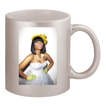 Nicki Minaj 11oz Metallic Silver Mug