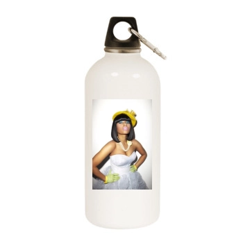 Nicki Minaj White Water Bottle With Carabiner