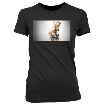 Nicki Minaj Women's Junior Cut Crewneck T-Shirt