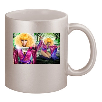 Nicki Minaj 11oz Metallic Silver Mug