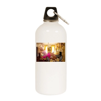 Nicki Minaj White Water Bottle With Carabiner