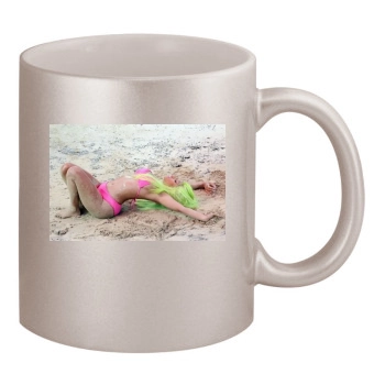 Nicki Minaj 11oz Metallic Silver Mug