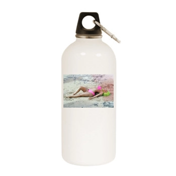 Nicki Minaj White Water Bottle With Carabiner