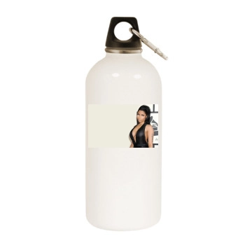 Nicki Minaj White Water Bottle With Carabiner