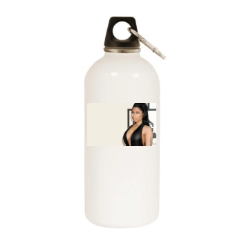 Nicki Minaj White Water Bottle With Carabiner