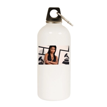 Nicki Minaj White Water Bottle With Carabiner