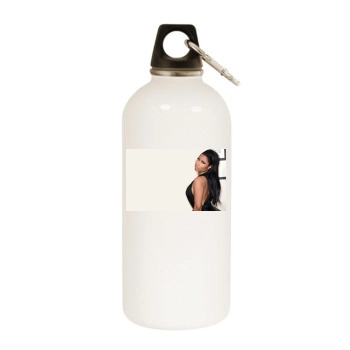 Nicki Minaj White Water Bottle With Carabiner