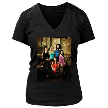 The Saturdays Women's Deep V-Neck TShirt