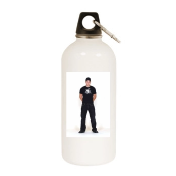 Tokio Hotel White Water Bottle With Carabiner