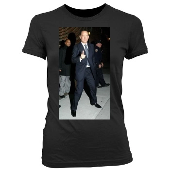 Tom Hanks Women's Junior Cut Crewneck T-Shirt