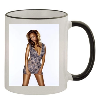 Tyra Banks 11oz Colored Rim & Handle Mug