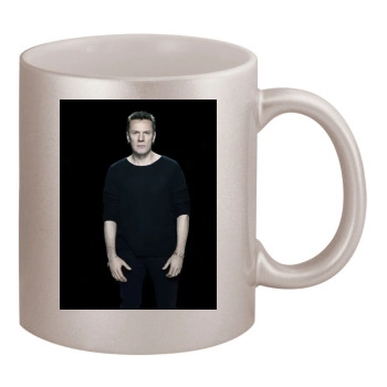 U2 11oz Metallic Silver Mug